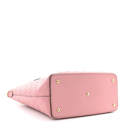 Gucci Guccissima Signature Linea A Foldover Tote Rose Baby Candy 4 of 13