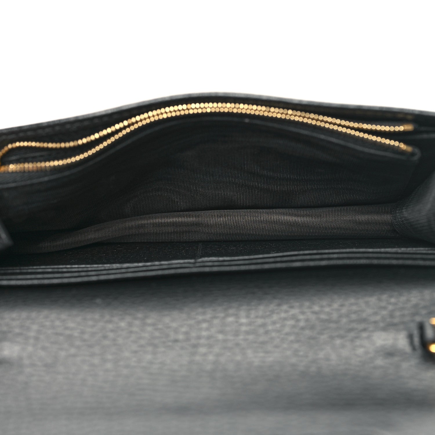 Gucci Calfskin Mini GG Marmont Chain Wallet Black 5 of 11