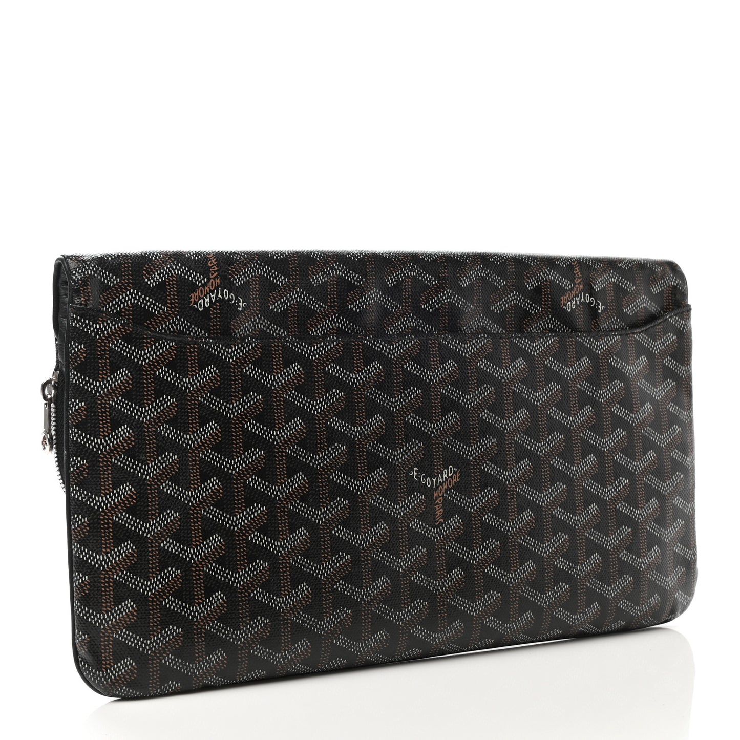 Goyardine Sainte Marie Soft Clutch Black