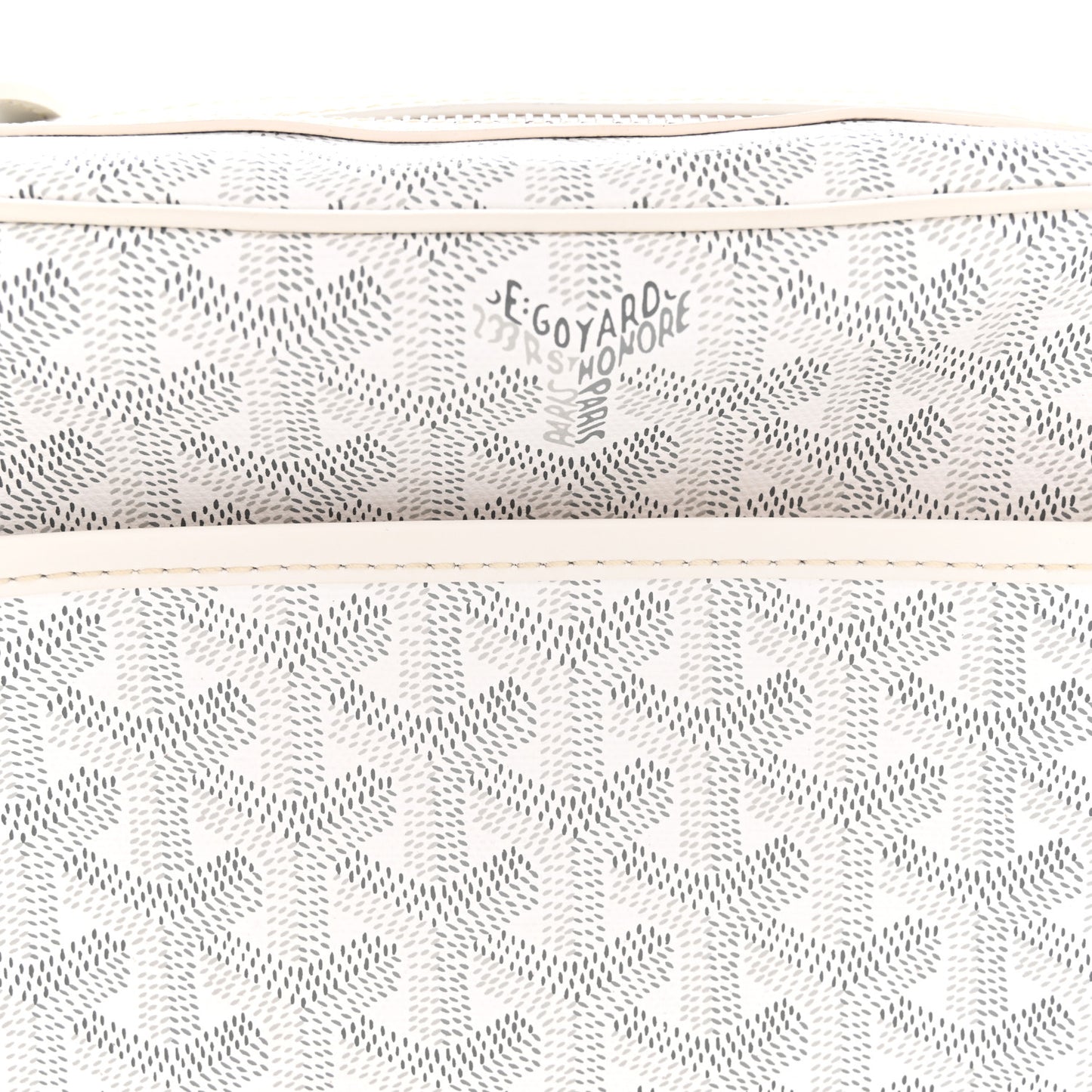 Goyardine Sac Cap Vert White