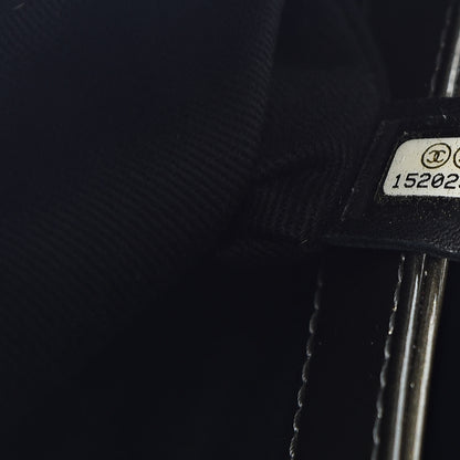 Chanel Metallic Patent Quilted Medium Just Mademoiselle Bowling Bag Silver Degrade 7 of 10