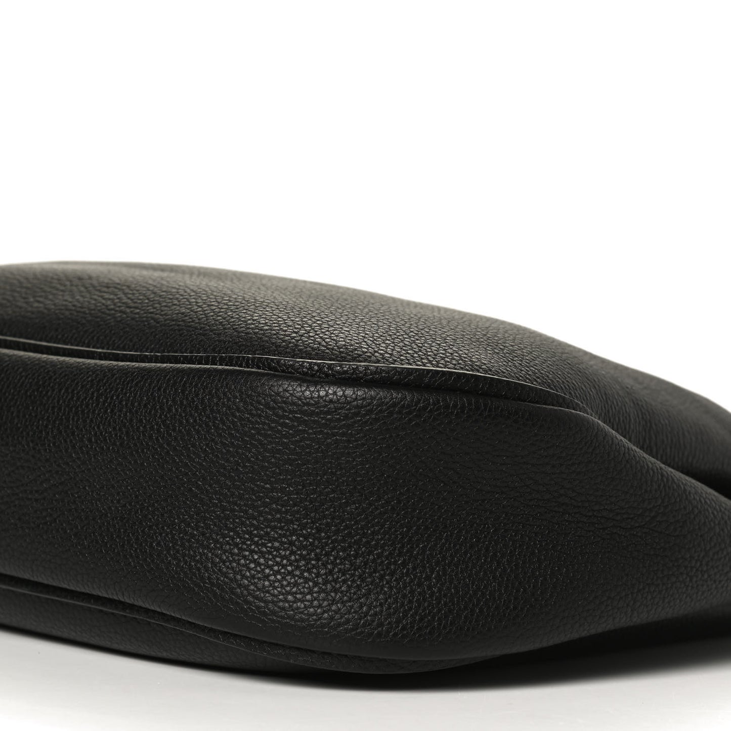Calfskin Reverse Hobo Black