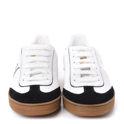 Louis Vuitton Calfskin Frontrow Sneakers 37 Black 2 of 12