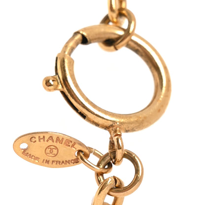 Chanel CC Pendant Necklace Gold 4 of 4