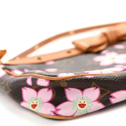 Louis Vuitton Monogram Cherry Blossom Pochette Accessories Brown 9 of 11