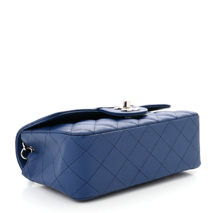 Chanel Caviar Quilted Mini Rectangular Flap Blue 4 of 11