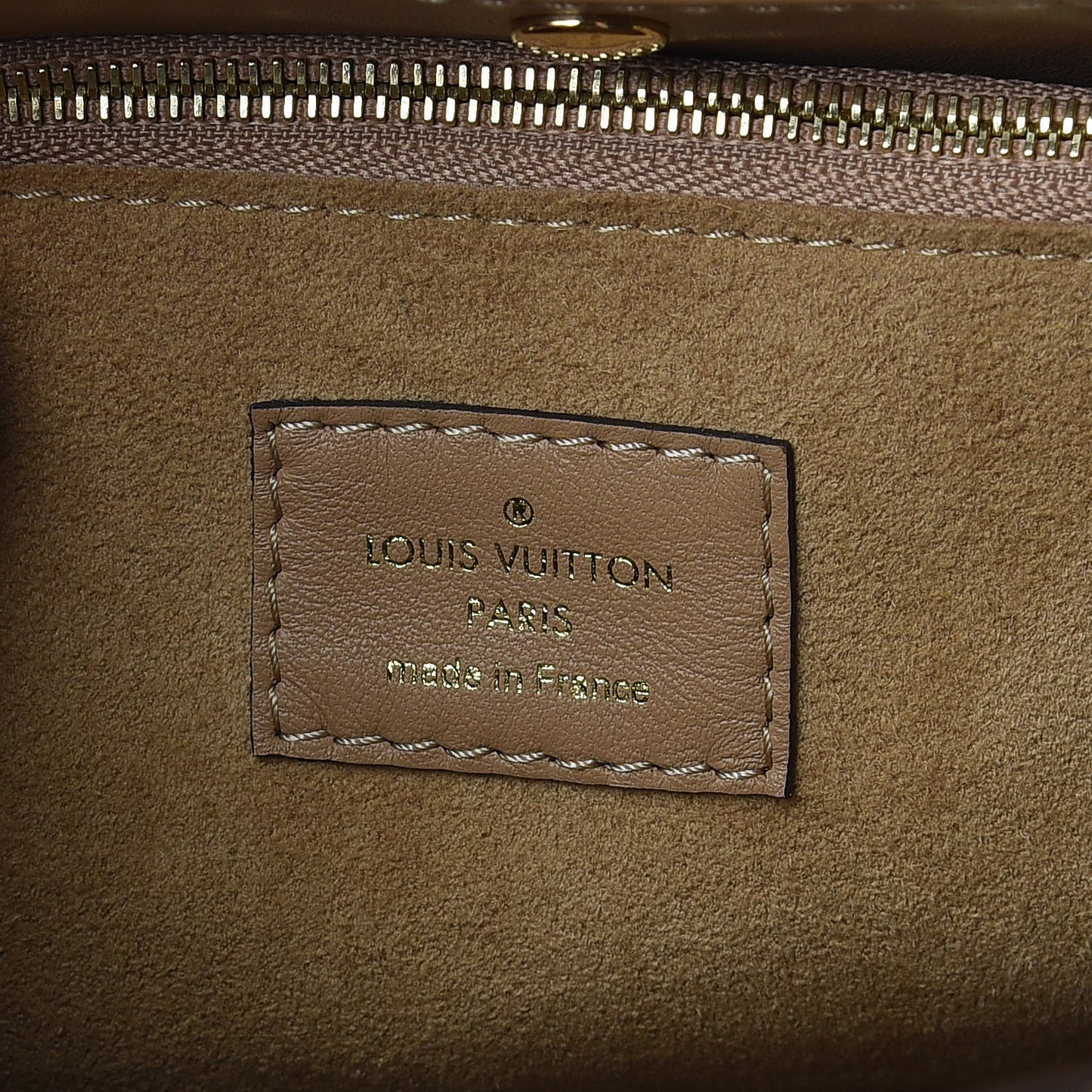 Grained Calfskin Monogram Double V Sesame