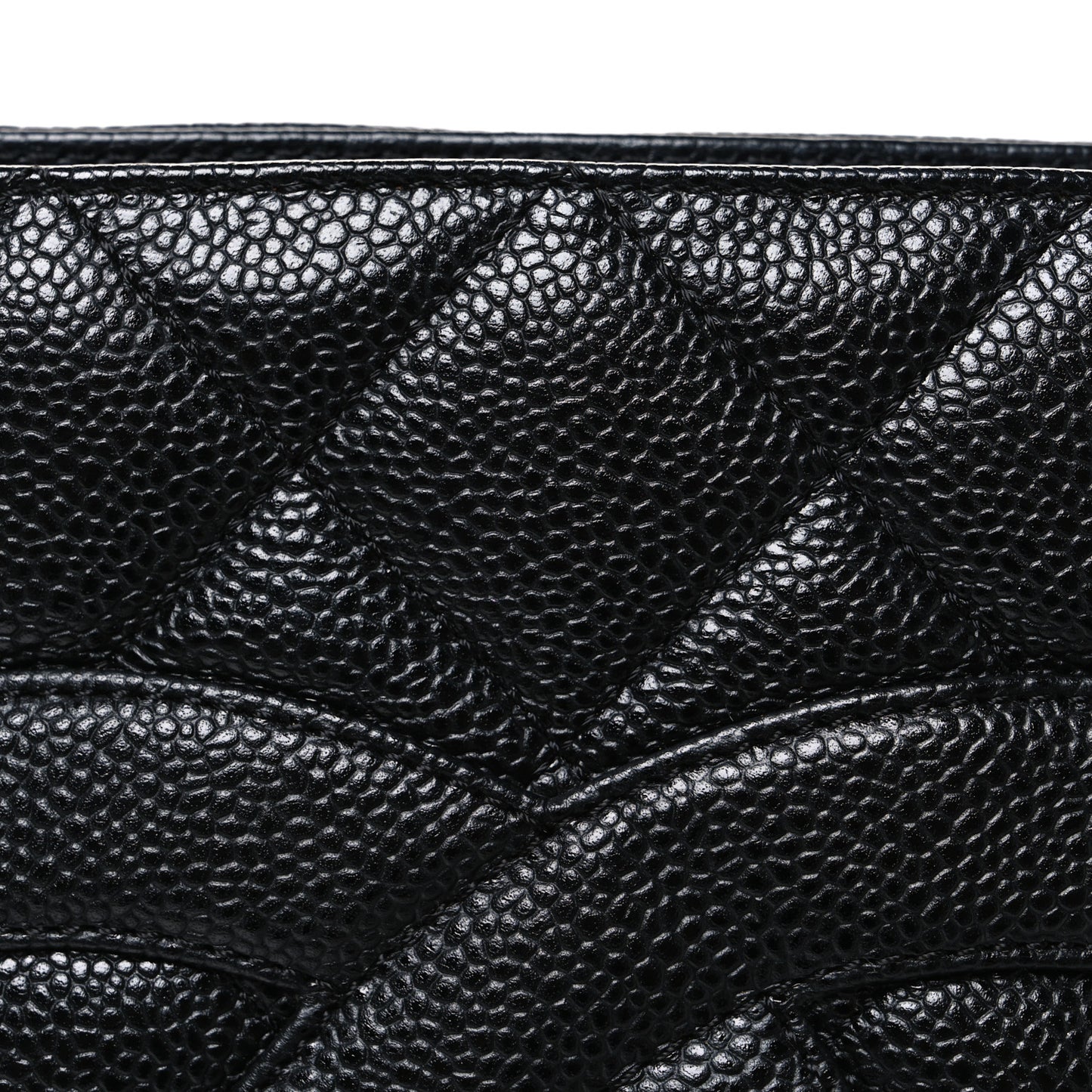 Caviar Quilted Medallion Tote Black