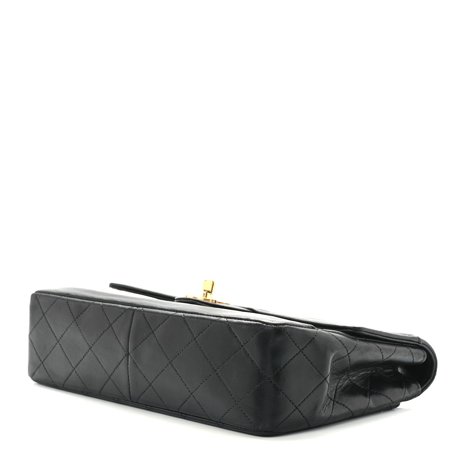 Chanel Lambskin Quilted Small Single Flap Black 10 of 12