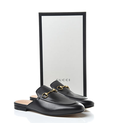 Gucci Calfskin Womens Princetown Slippers 39 Black 9 of 9