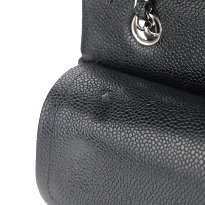 Chanel Caviar Quilted Medium Double Flap Black 10 of 11