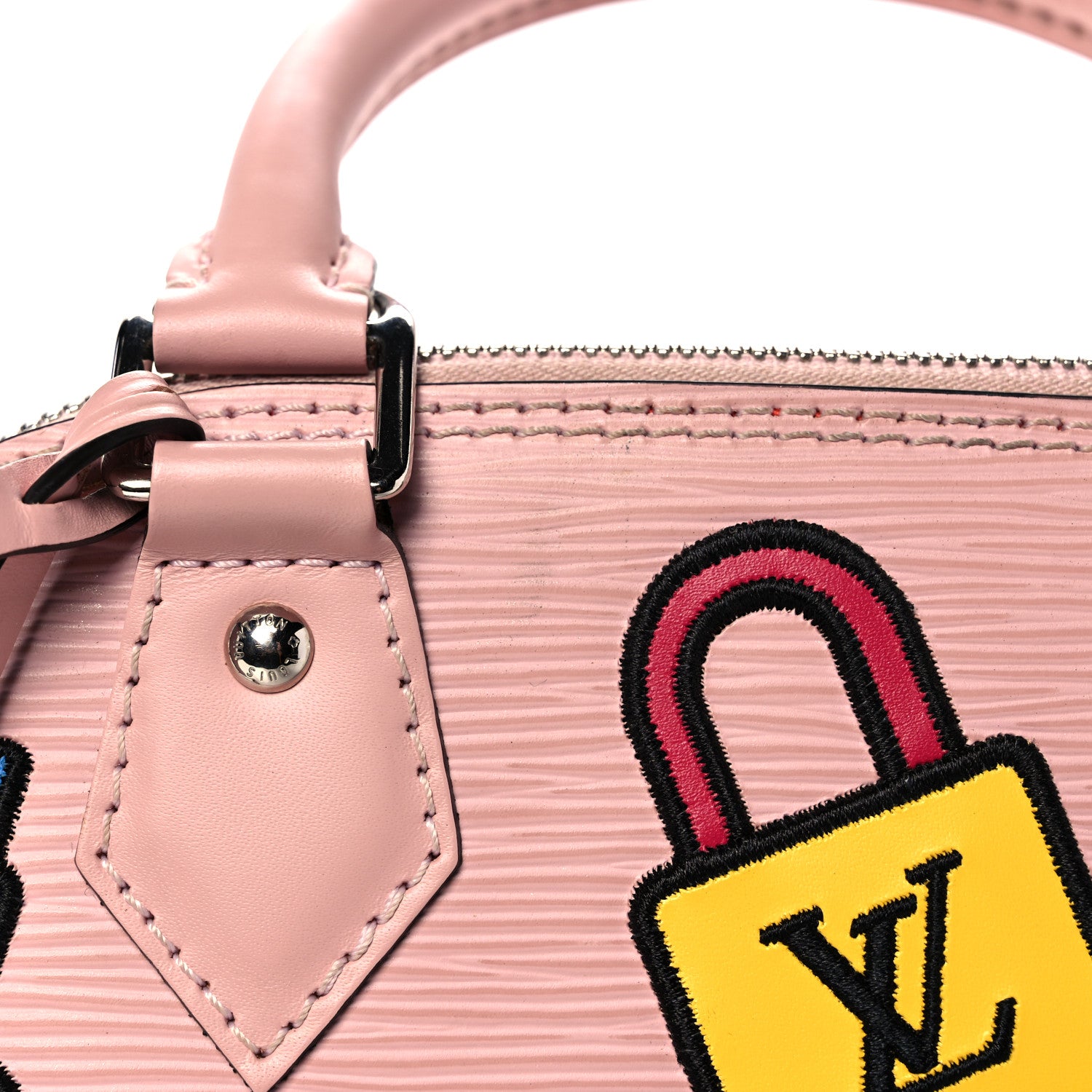 Louis Vuitton Epi Stickers Alma BB Rose Ballerine 16 of 16