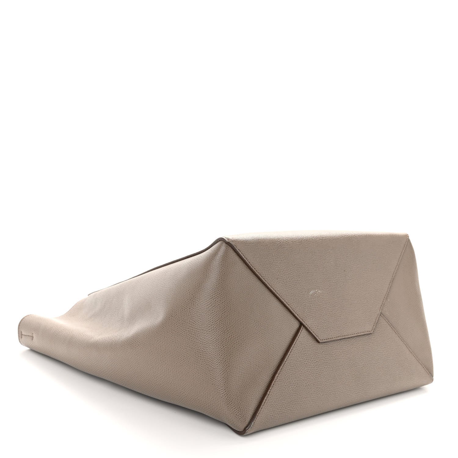 Celine Grained Calfskin Medium Horizontal Cabas Phantom Taupe 4 of 11