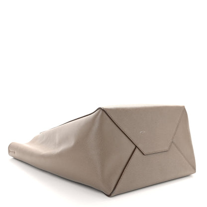 Celine Grained Calfskin Medium Horizontal Cabas Phantom Taupe 4 of 11
