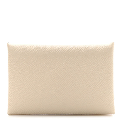 Hermes Epsom Calvi Card Case Beton 1 of 7
