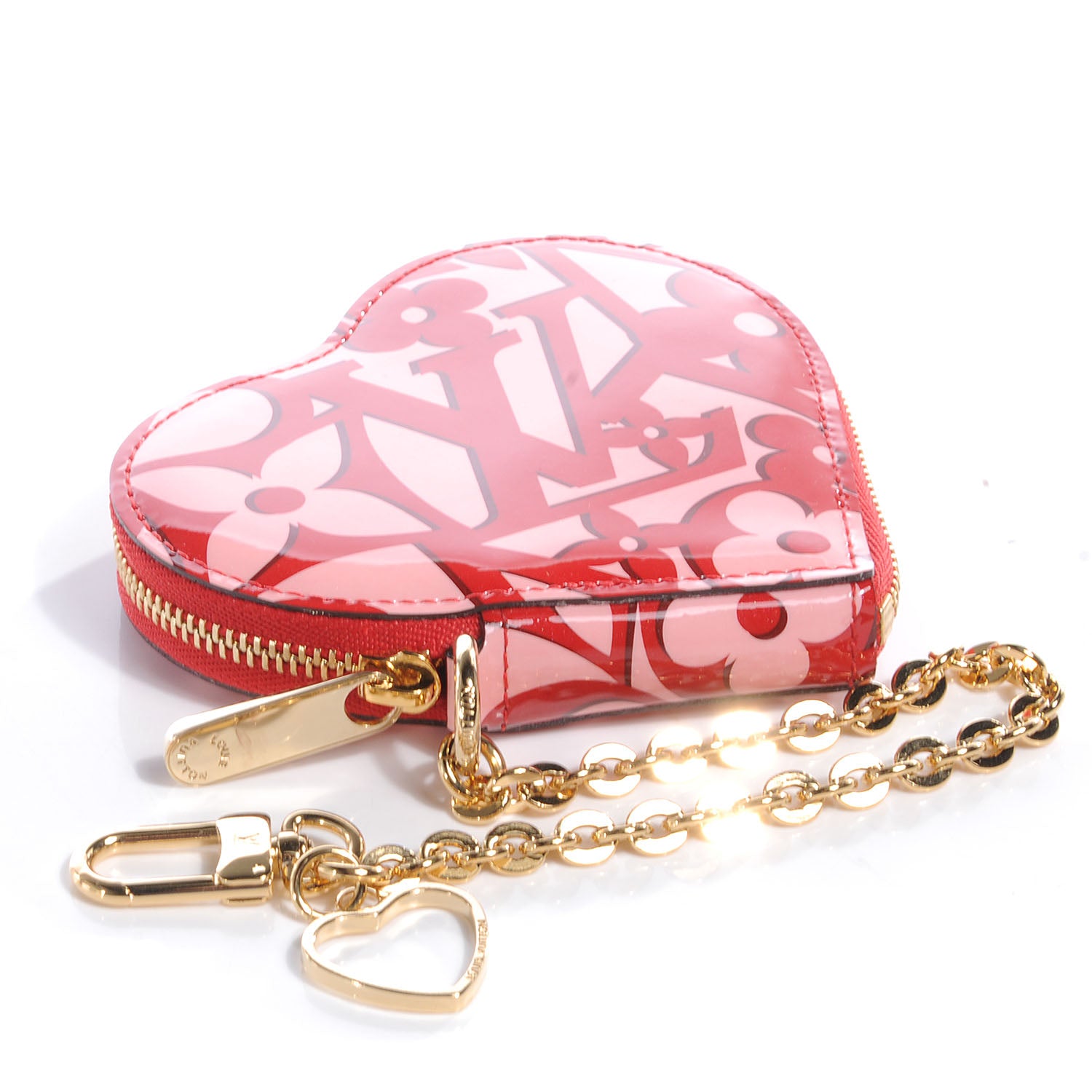 Louis Vuitton Patent Sweet Monogram Coeur Heart Coin Purse Pomme D'Amour 4 of 9