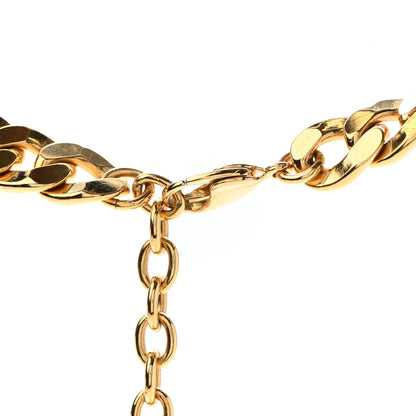 Christian Dior Metal CD Choker Necklace Gold 4 of 5