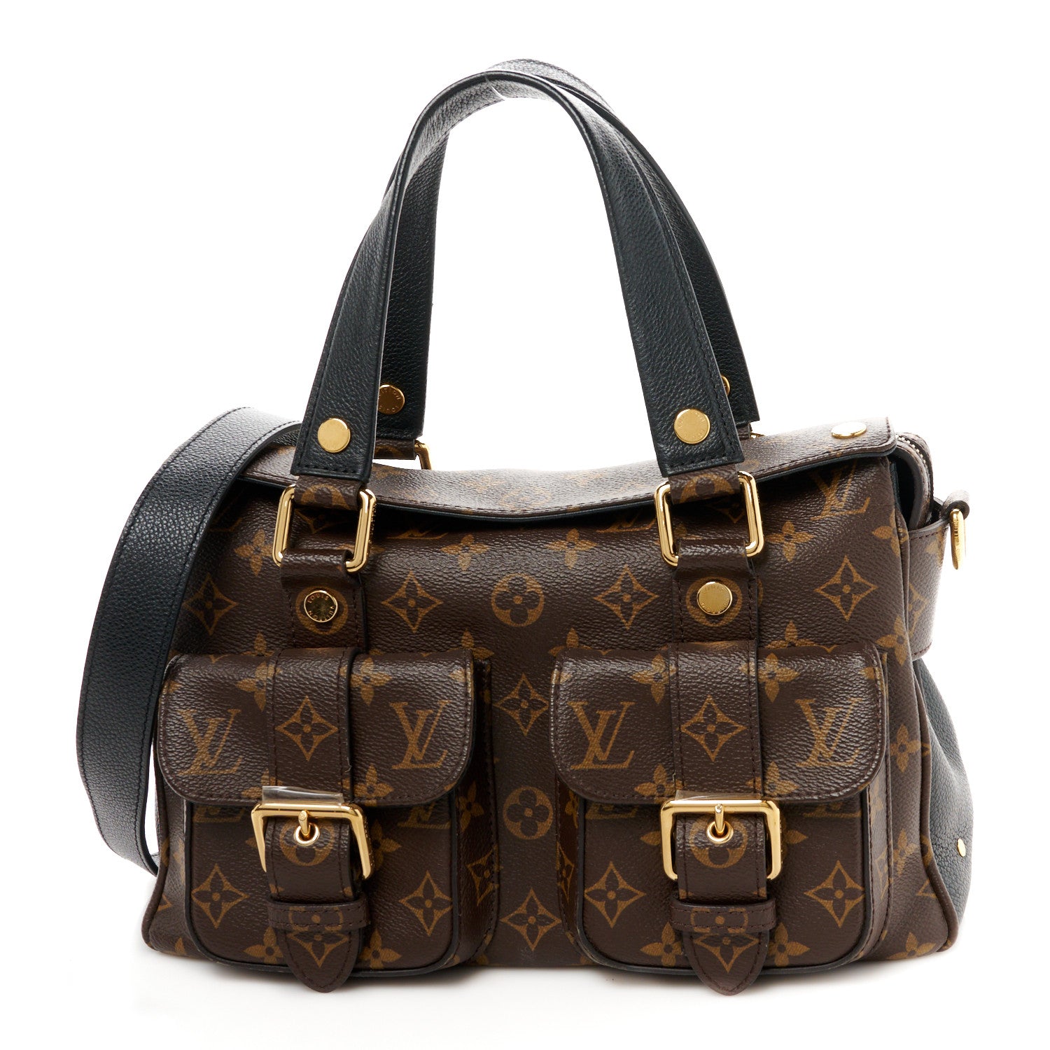 Louis Vuitton Monogram Manhattan NM Black 1 of 10