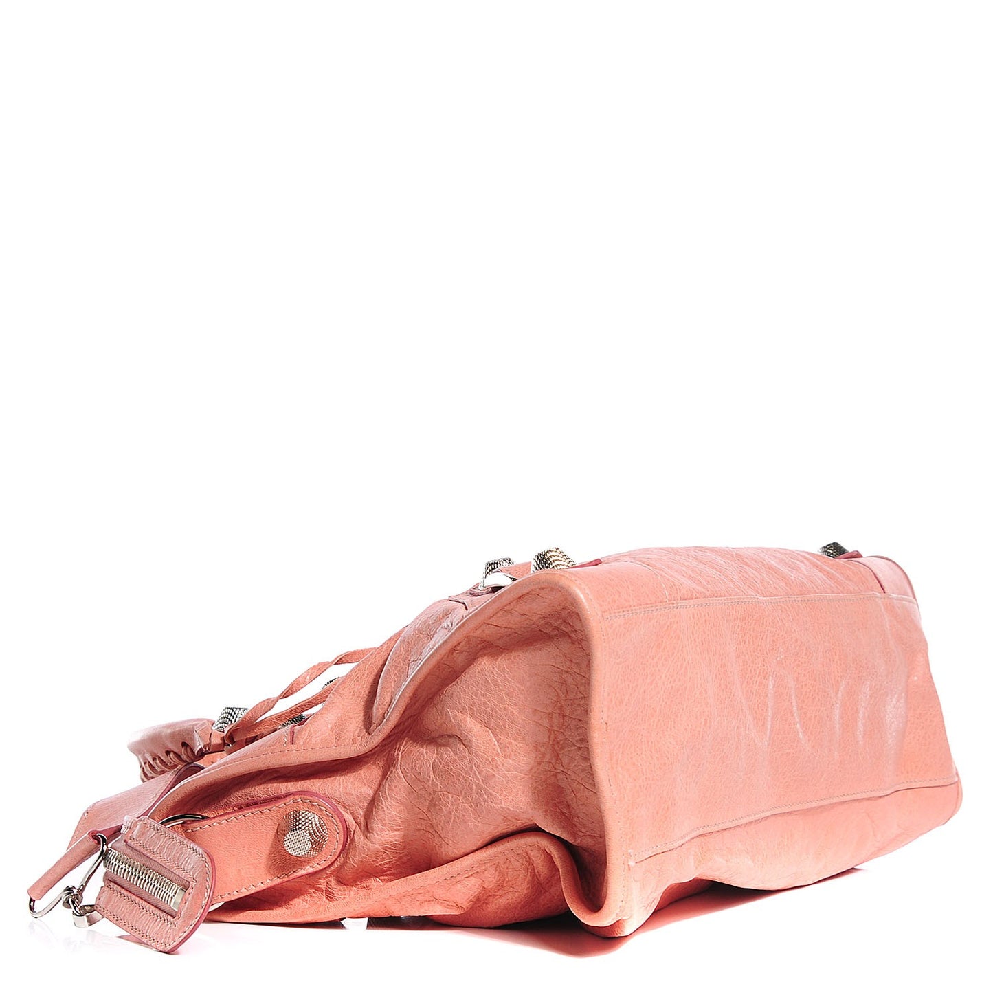 Agneau Giant 21 Silver Hardware City Vieux Rose