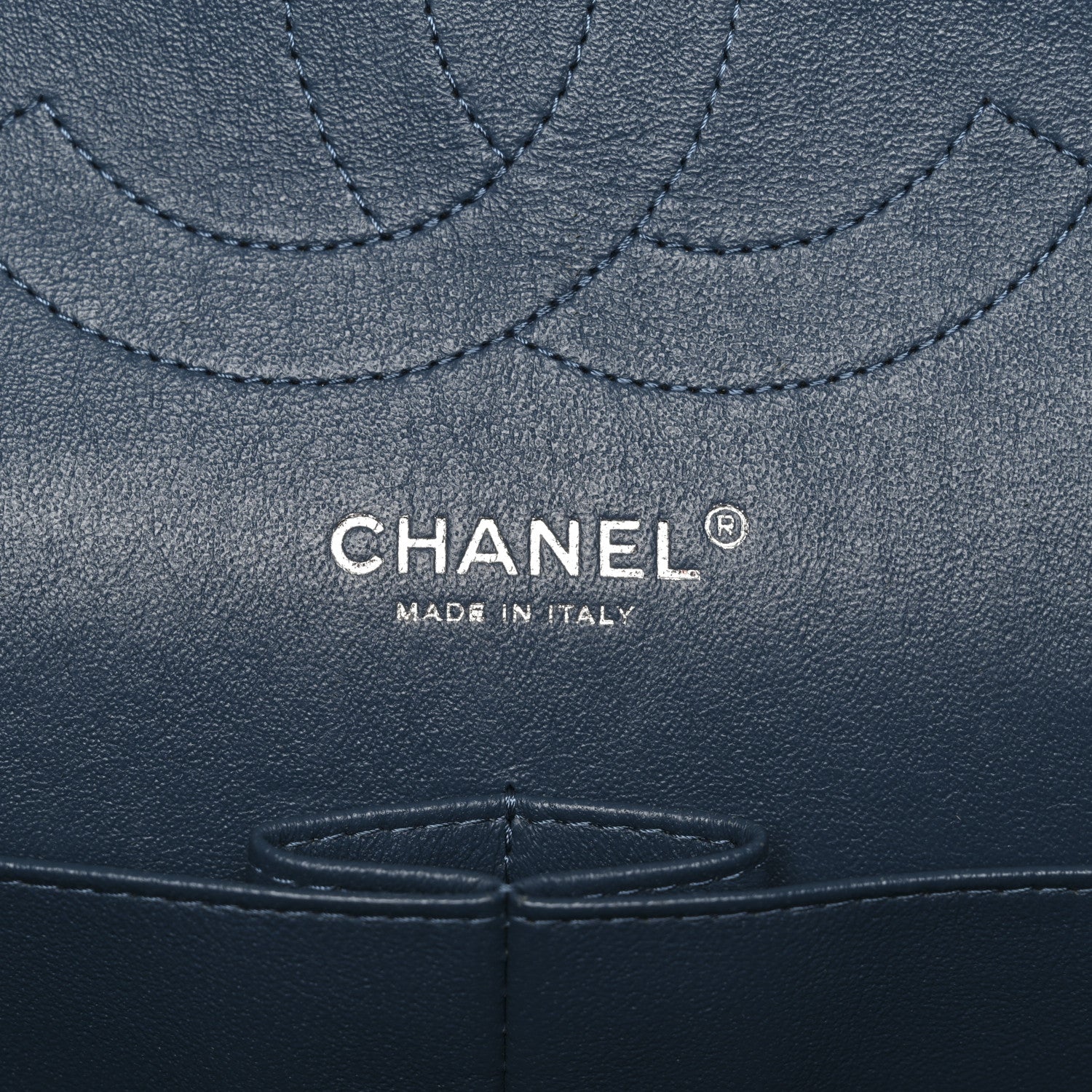 Chanel Caviar Quilted Jumbo Double Flap Blue 6 of 13