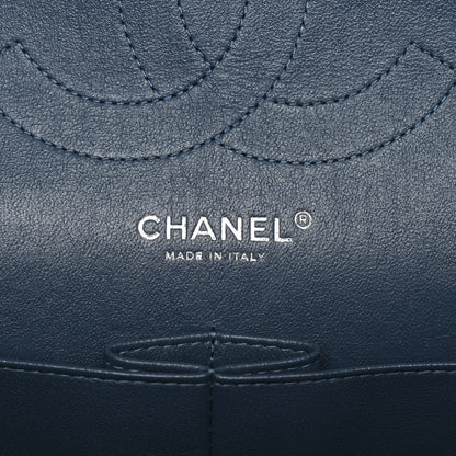 Chanel Caviar Quilted Jumbo Double Flap Blue 6 of 13