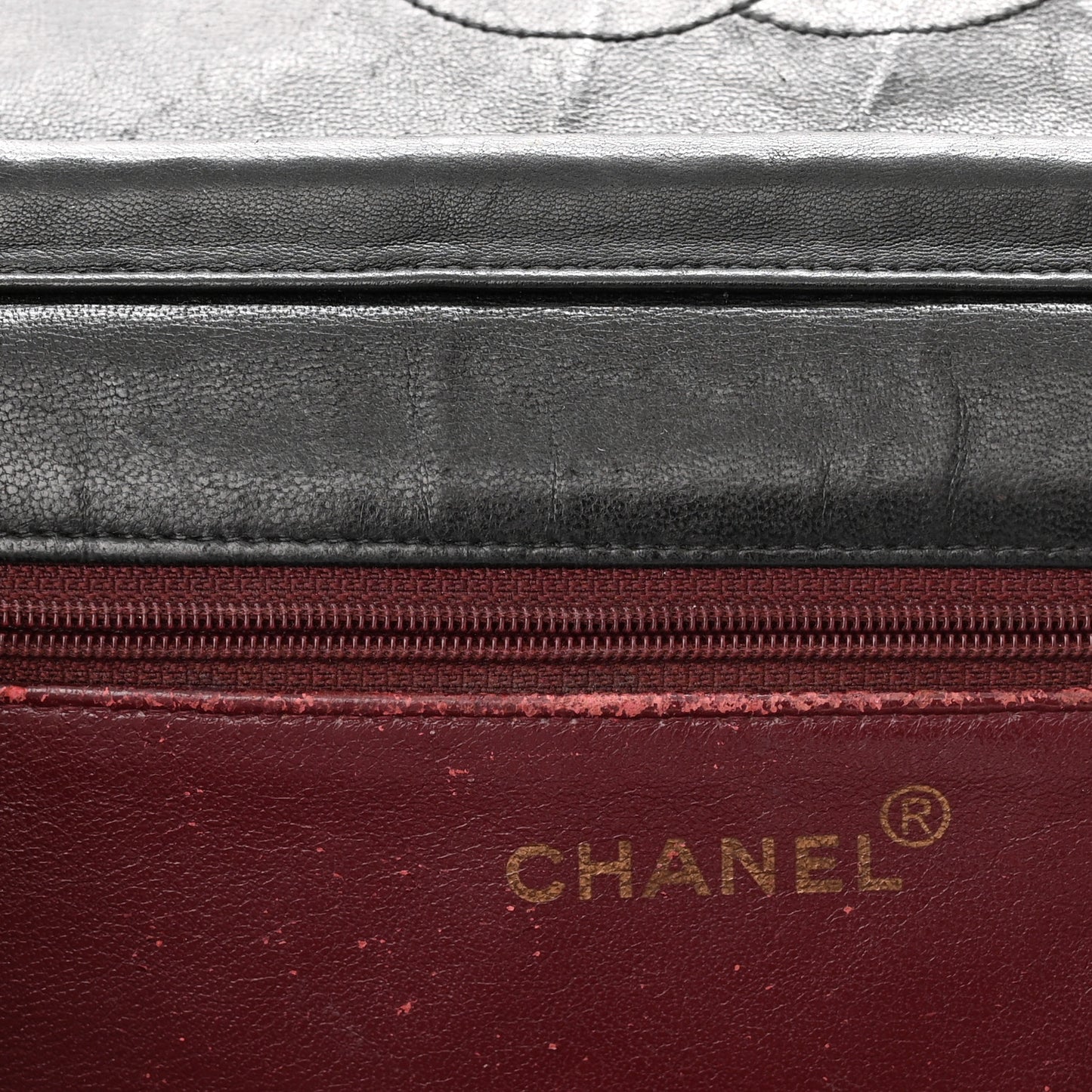 Lambskin Quilted Medium Single Flap Black