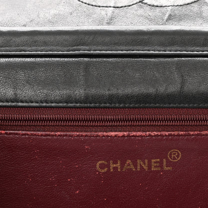 Chanel Lambskin Quilted Medium Single Flap Black 12 of 13