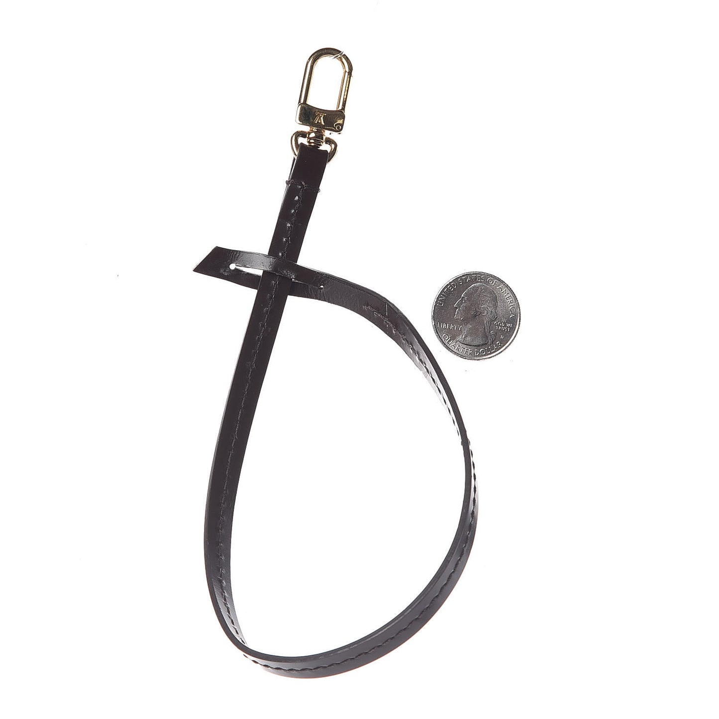 Calfskin Pochette Accessories Strap Brown