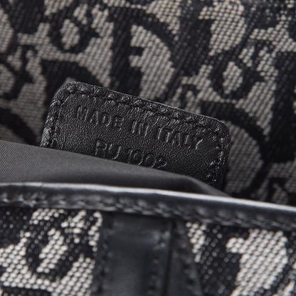 Christian Dior Monogram Saddle Bag Black 6 of 7