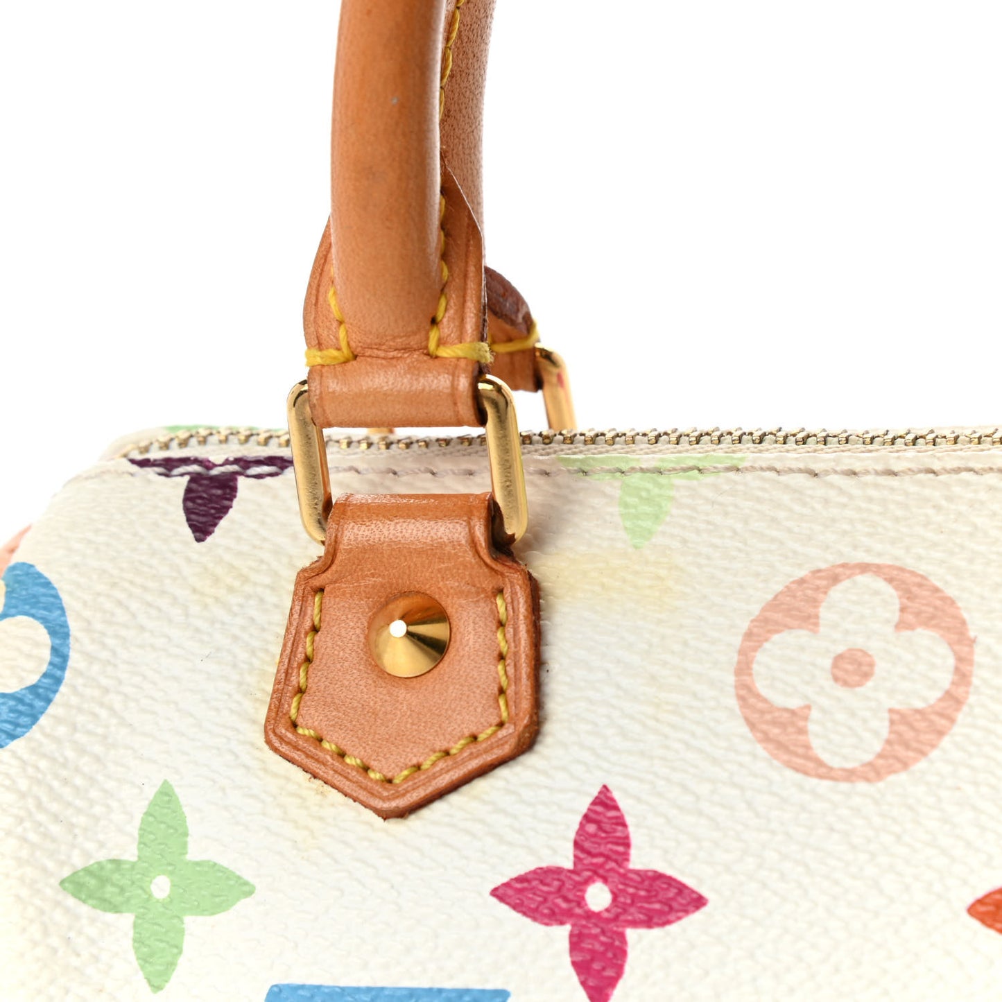 Monogram Multicolor Mini Sac HL Speedy White
