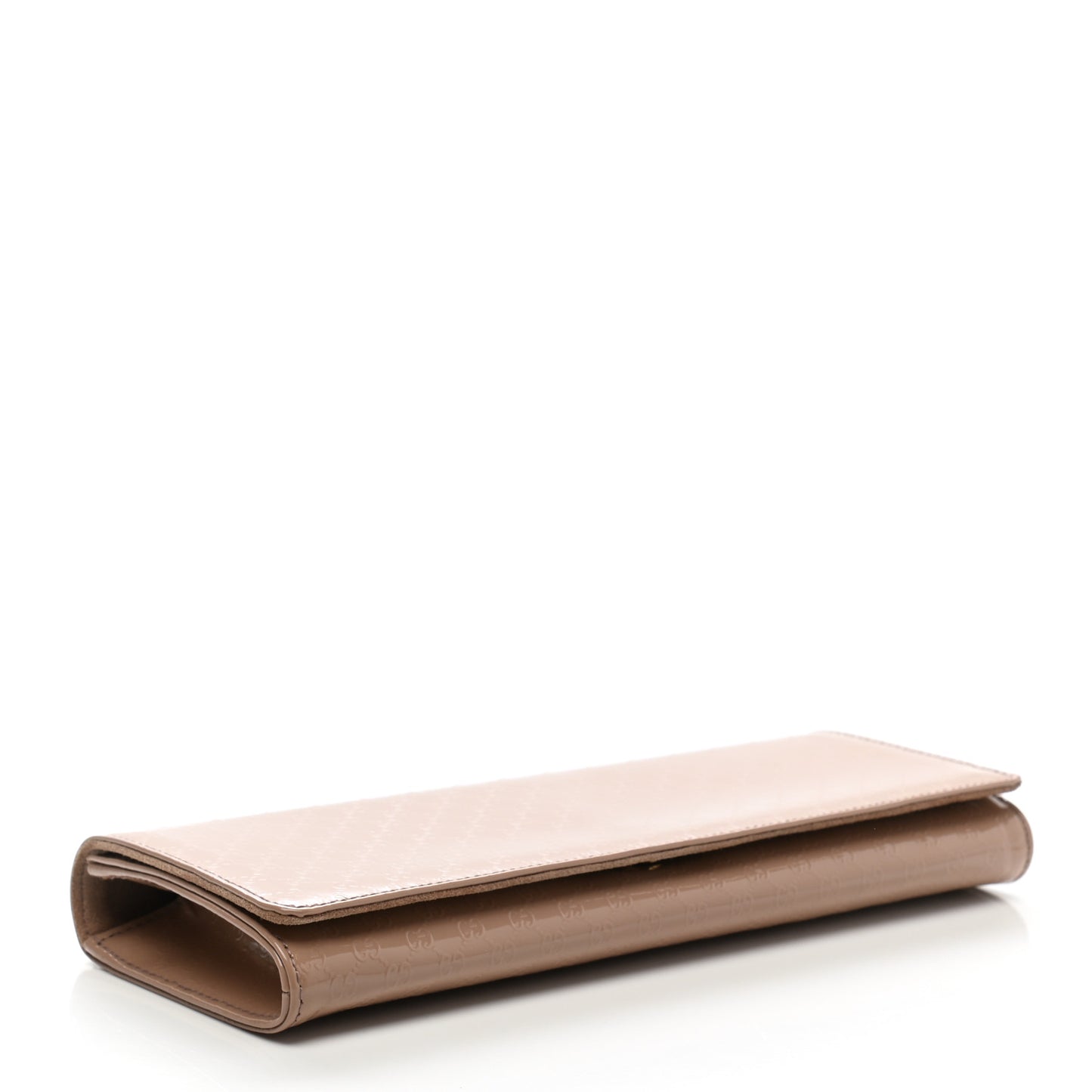 Patent Microguccissima Small Broadway Clutch Dark Cipria