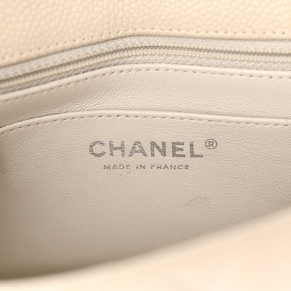 Chanel Caviar Quilted Mini Square Flap Dark White 6 of 13