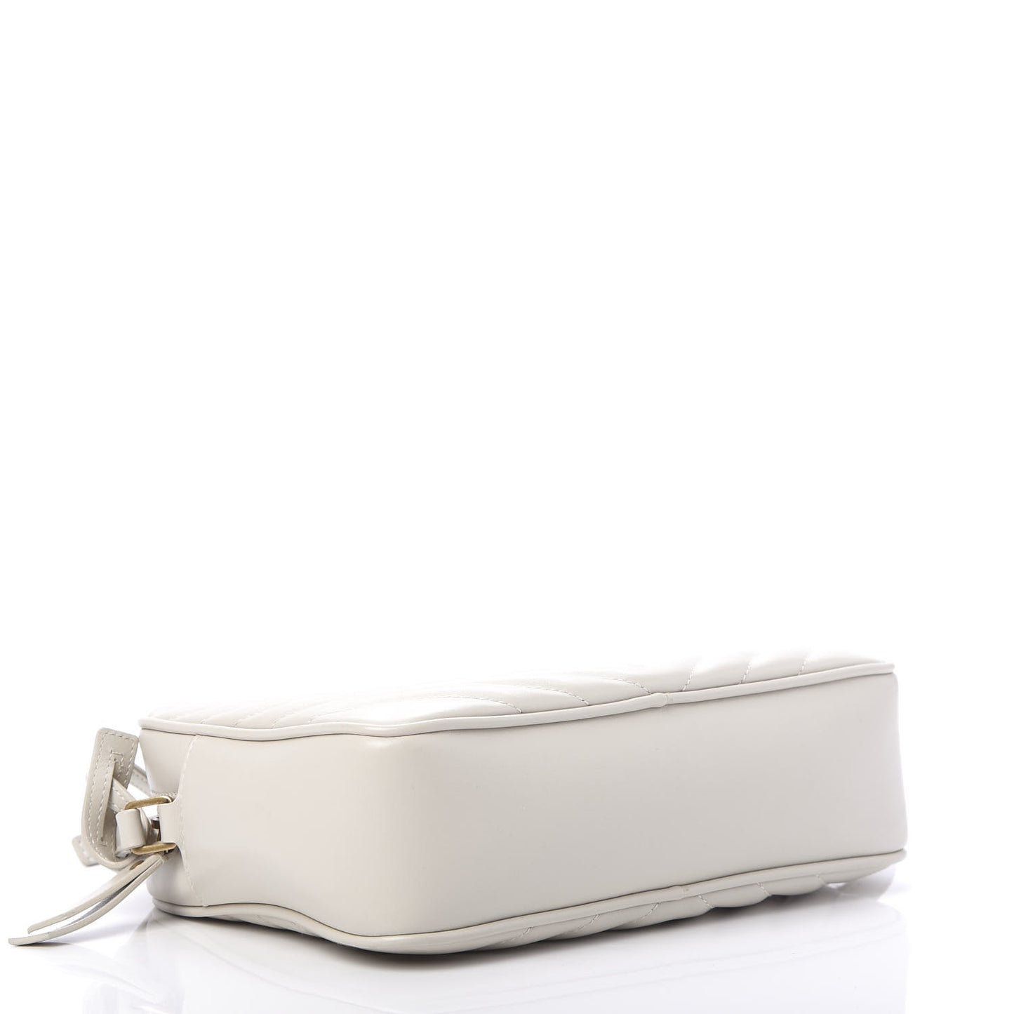 Calfskin Matelasse Monogram Lou Camera Bag Crema Soft