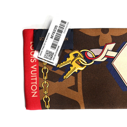 Louis Vuitton Silk Monogram Tribute To Bandeau Marron 2 of 4