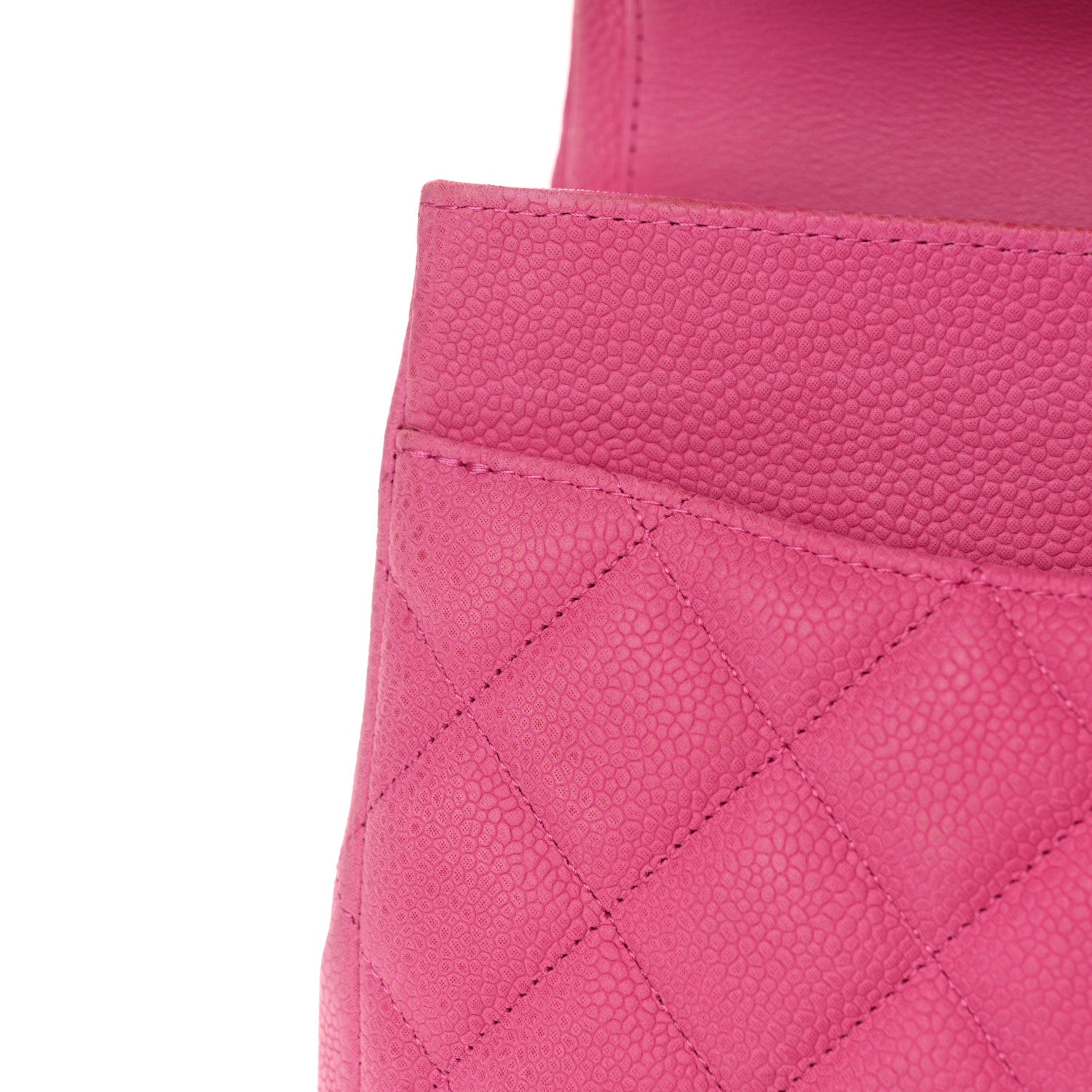 Chanel Iridescent Caviar Quilted Jumbo Double Flap Pink 11 of 19