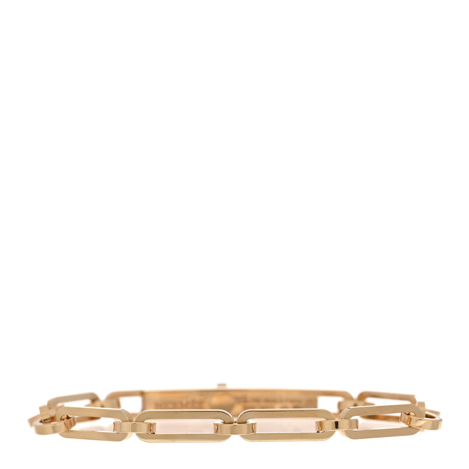 Hermes 18K Yellow Gold PM Kelly Chaine Bracelet XS 2 of 4