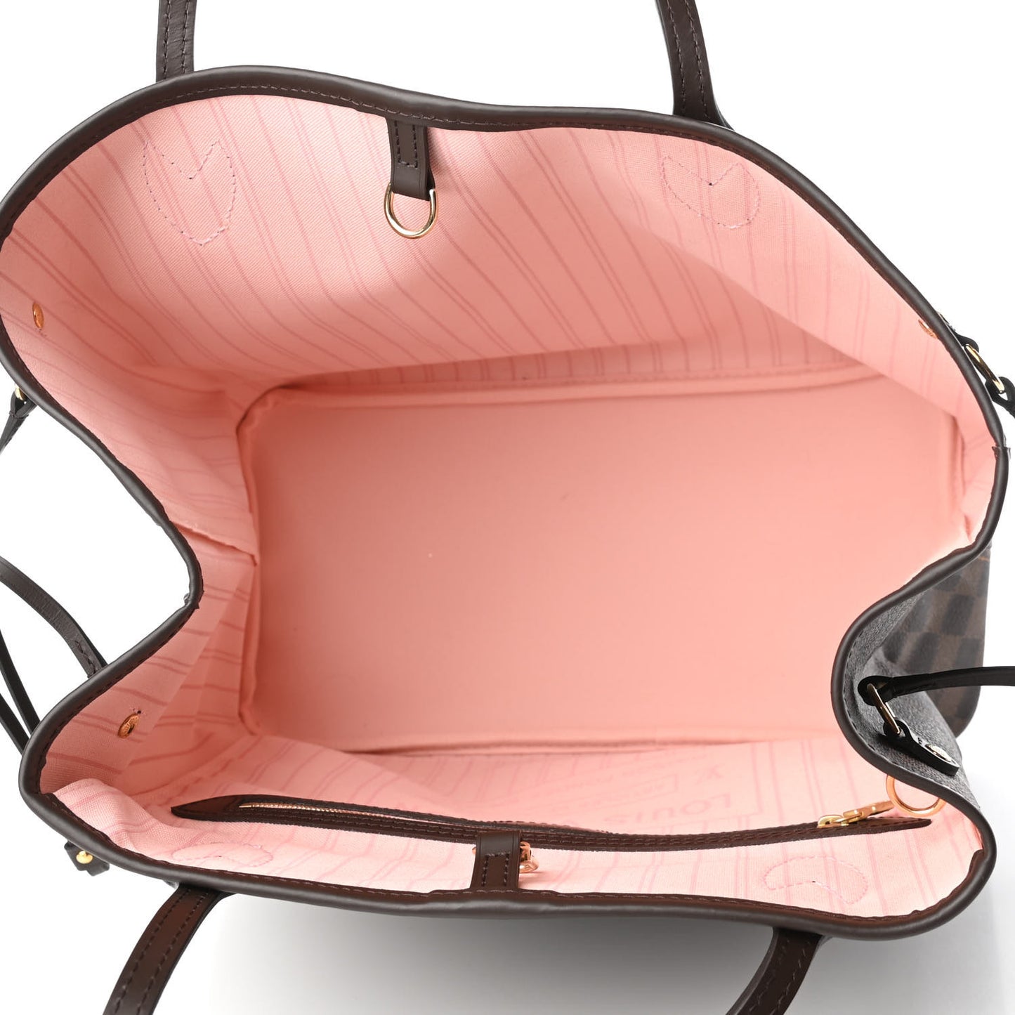 Damier Ebene Neo Neverfull MM Rose Ballerine