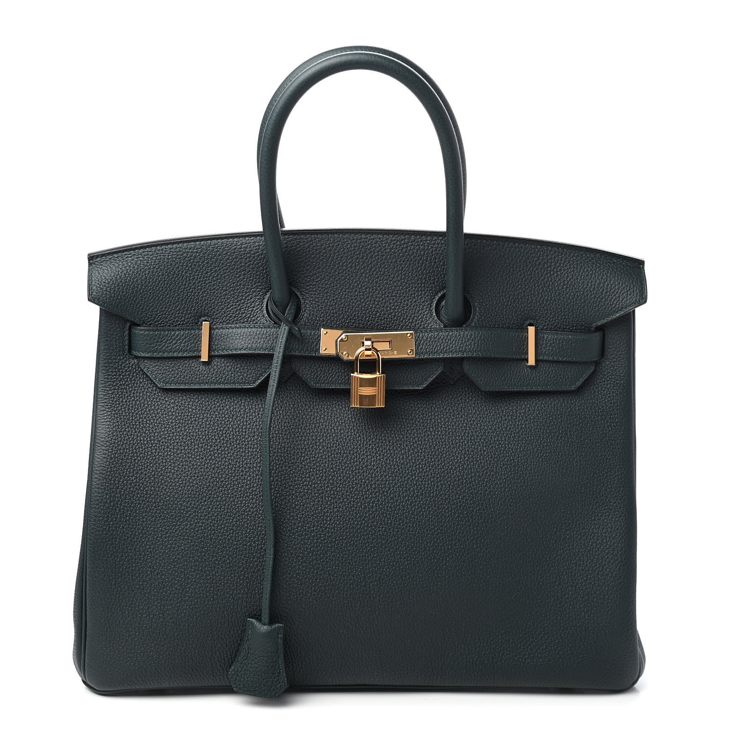 Hermes Togo Birkin 35 Vert Cypress 1 of 11