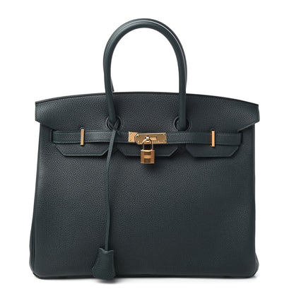 Hermes Togo Birkin 35 Vert Cypress 1 of 11