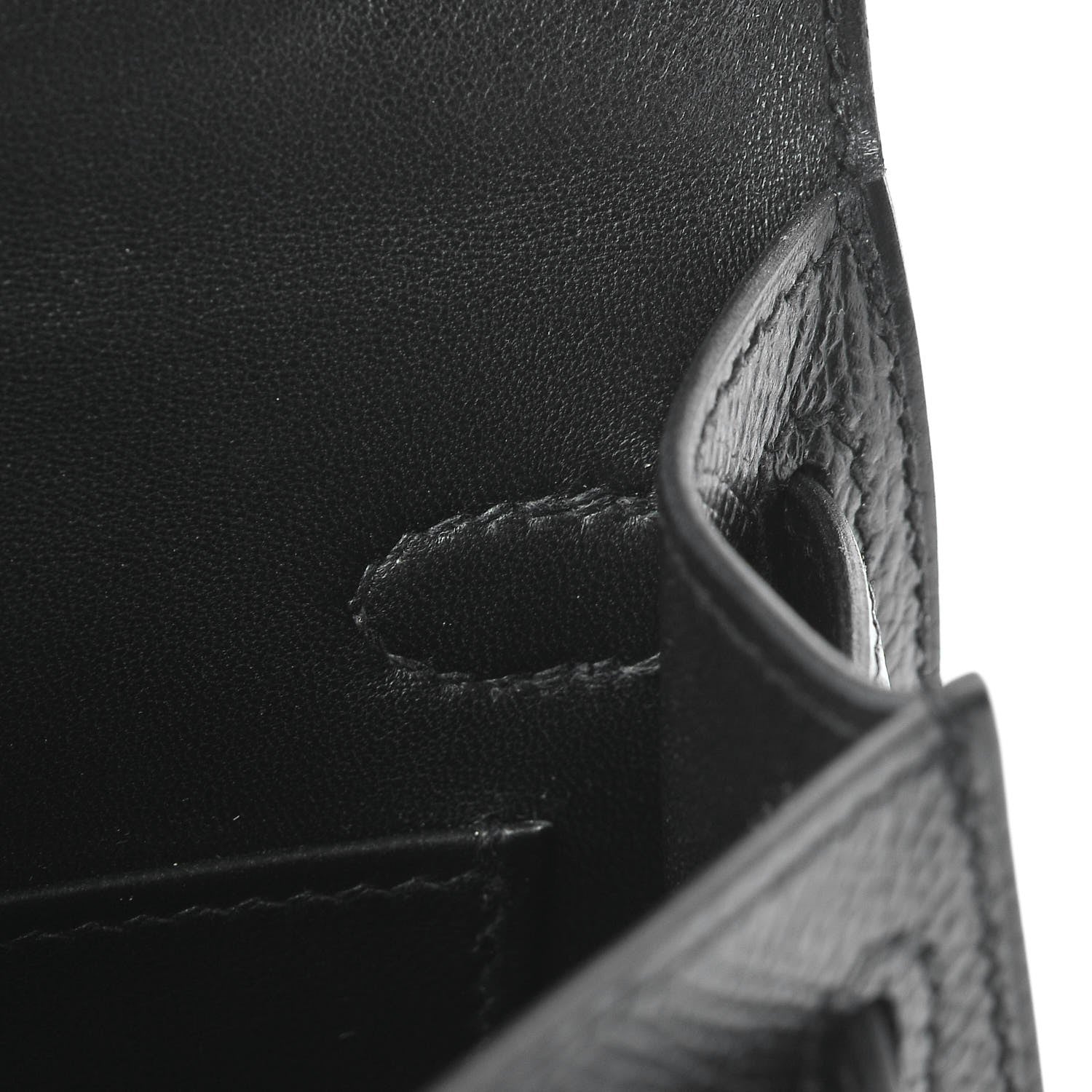 Hermes Epsom Mini Kelly Sellier 20 Black 7 of 29