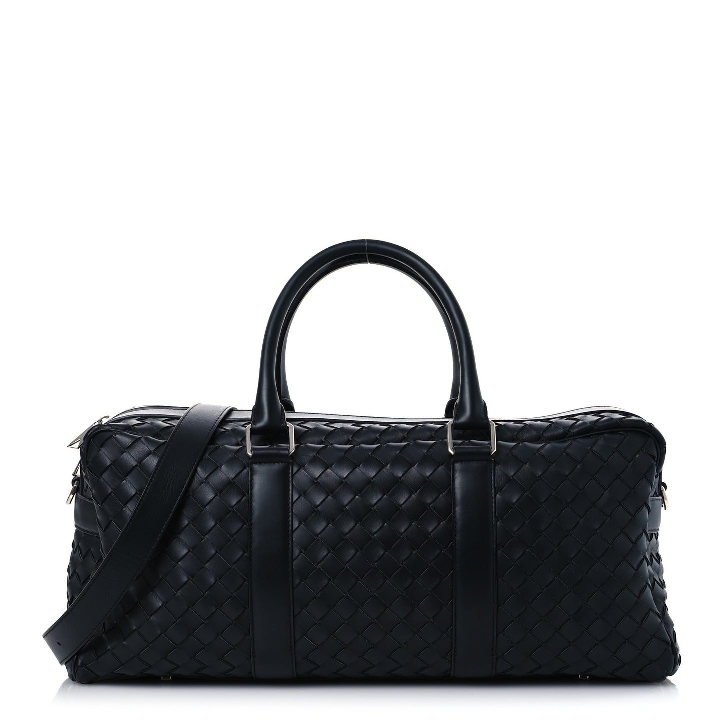 Calfskin Intrecciato Hydrology Gym Bag Black