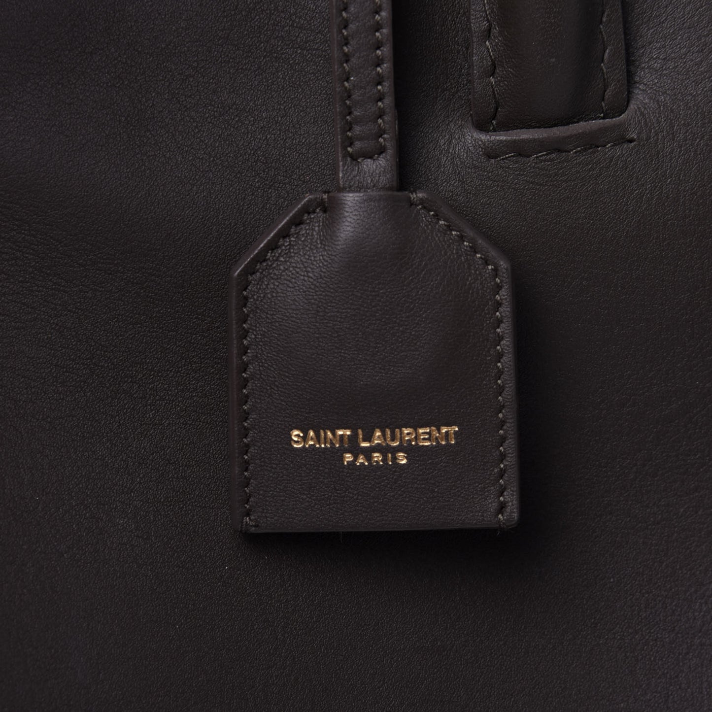 Calfskin Suede Small Monogram Downtown Cabas Earth