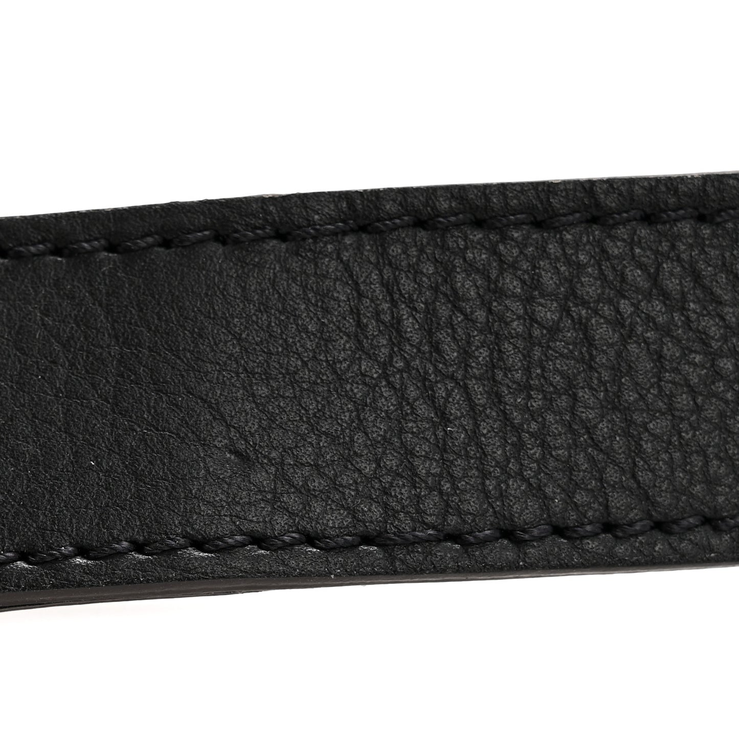 Grained Calfskin Adjustable Shoulder Strap Black