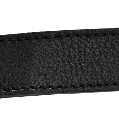 Louis Vuitton Grained Calfskin Adjustable Shoulder Strap Black 6 of 7