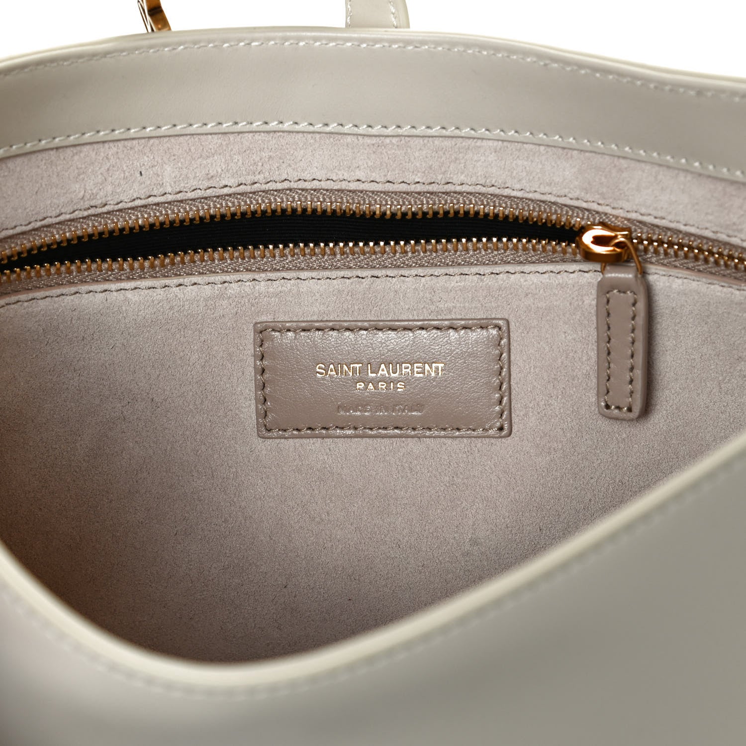Saint Laurent Smooth Calfskin Le 5 A 7 Hobo Blanc Vintage 6 of 10