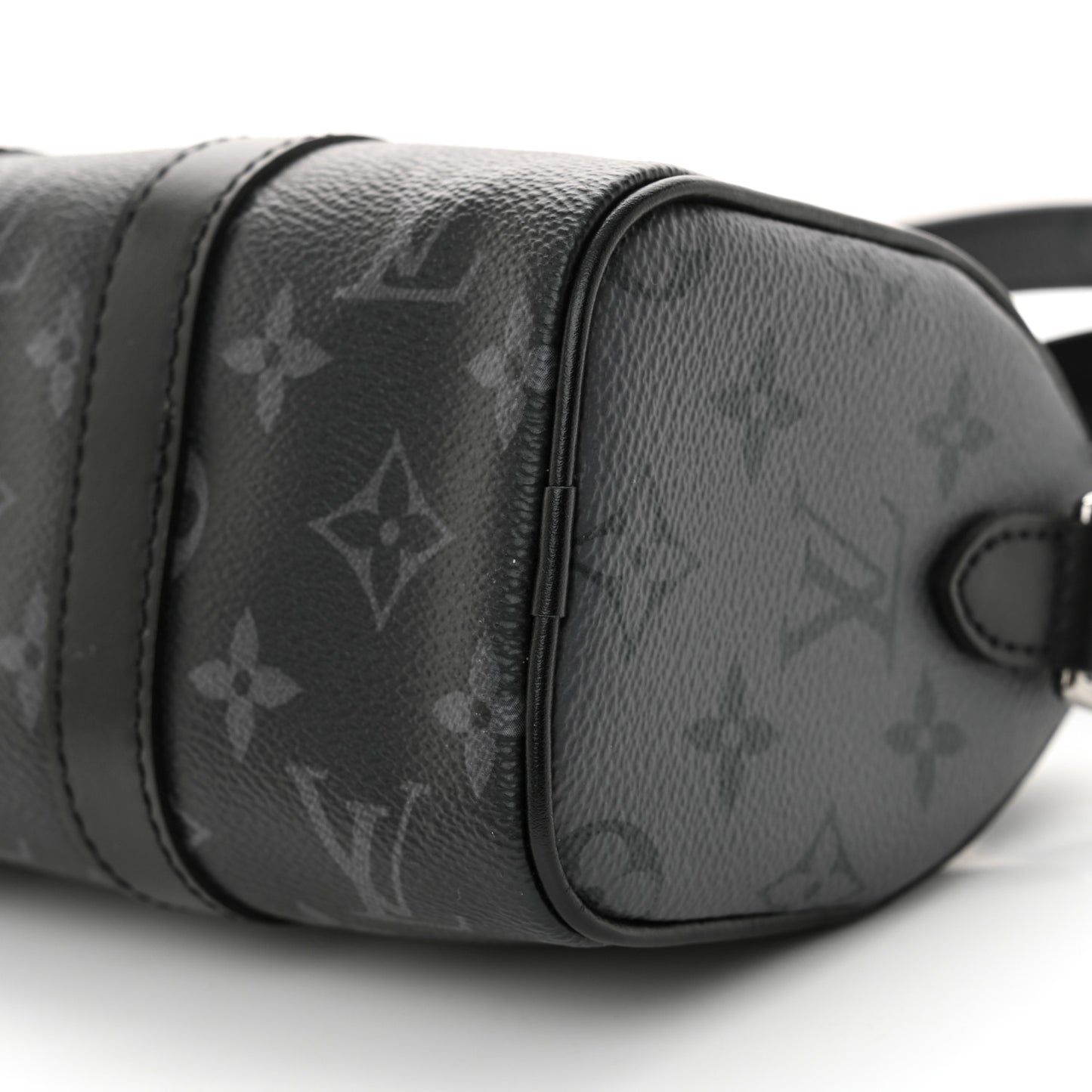 Reverse Monogram Eclipse Keepall XS Black