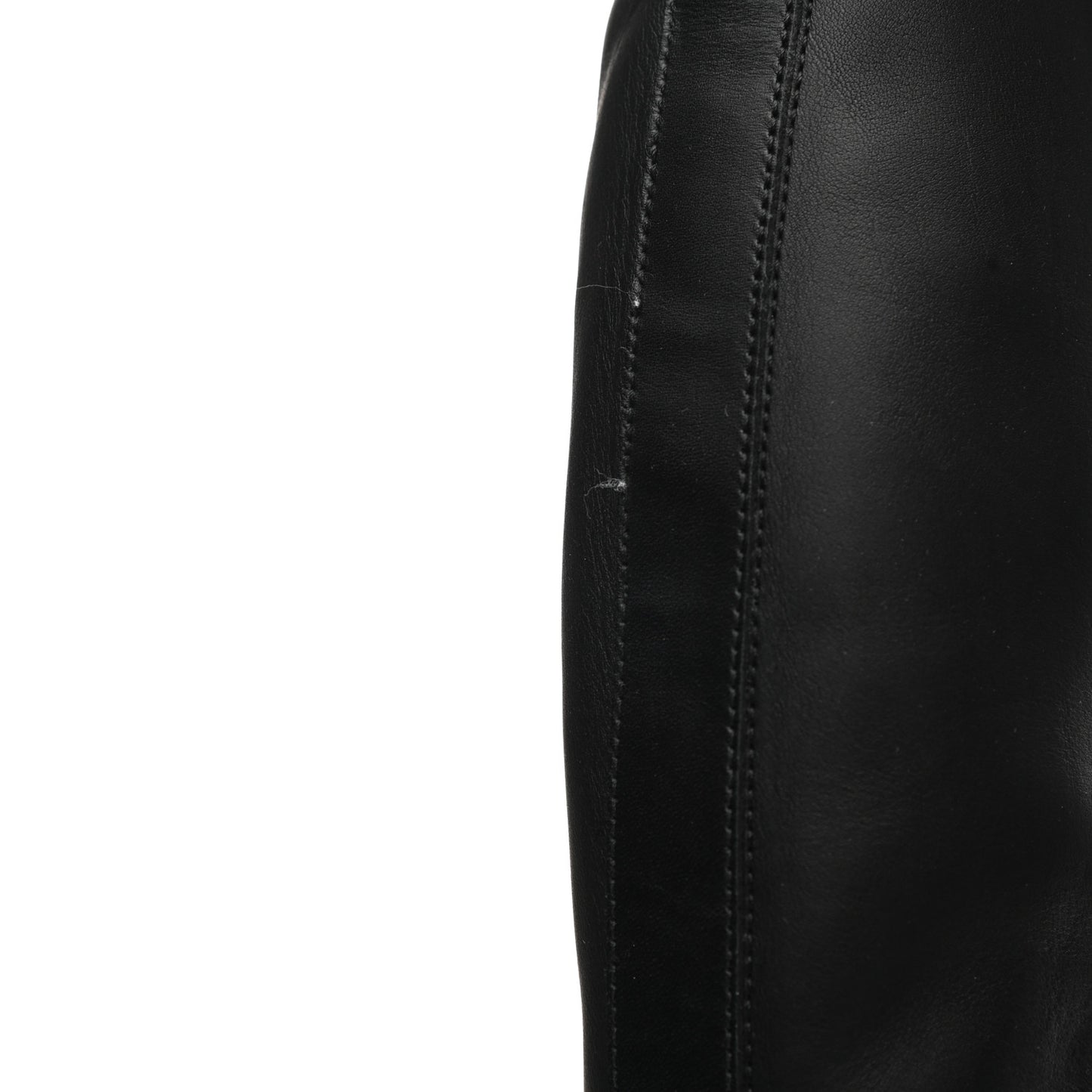 Calfskin Butchetta Uomo Over the Knee Boots 40.5 Black