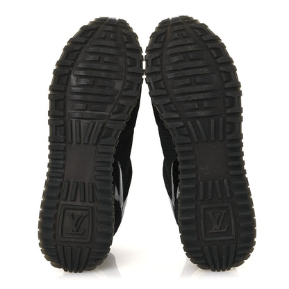 Louis Vuitton Suede Monogram Run Away Sneakers 38.5 Black 13 of 32