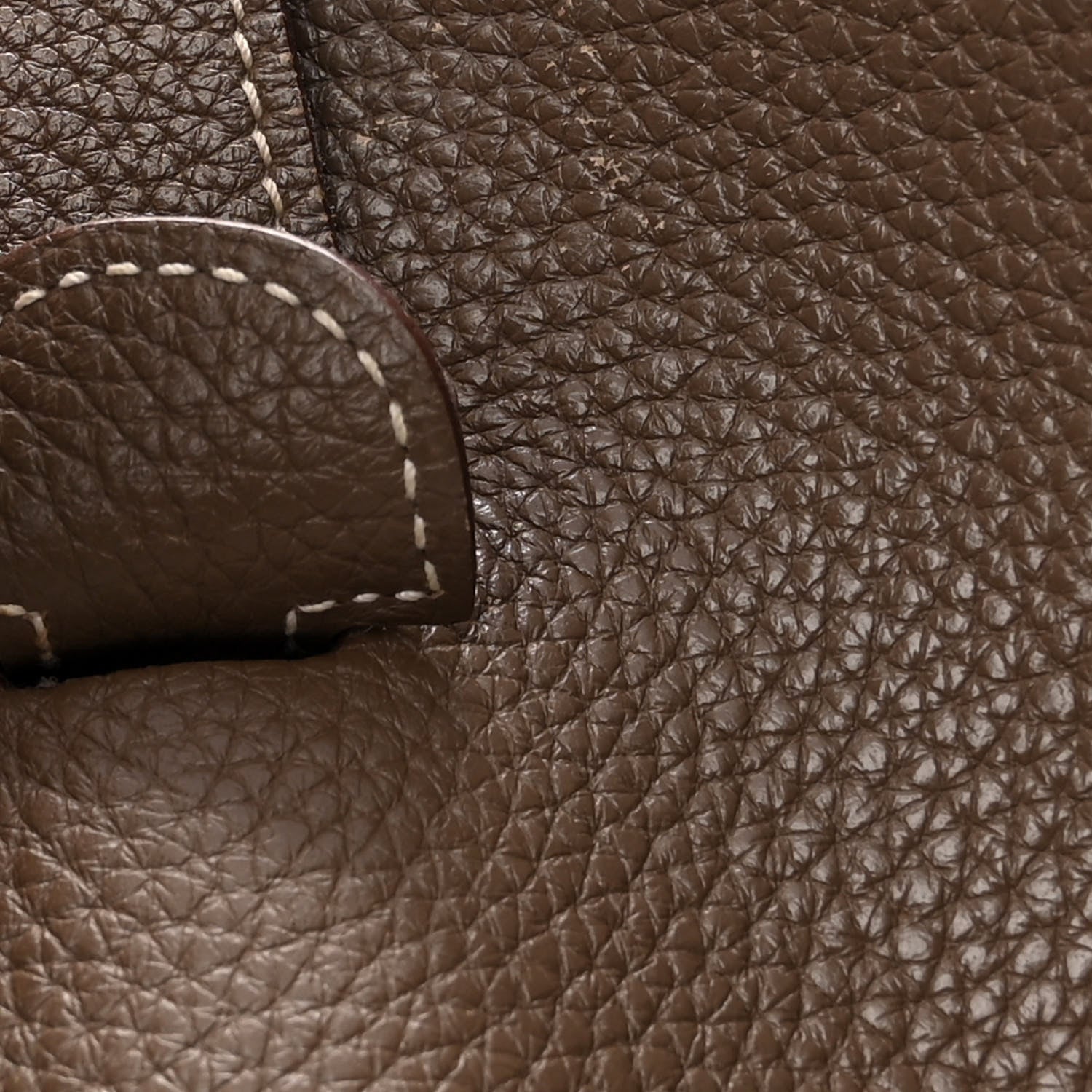 Hermes Taurillon Clemence Evelyne III GM Etoupe 7 of 12