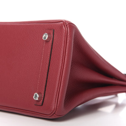 Hermes Togo Birkin 25 Rouge Grenat 7 of 10